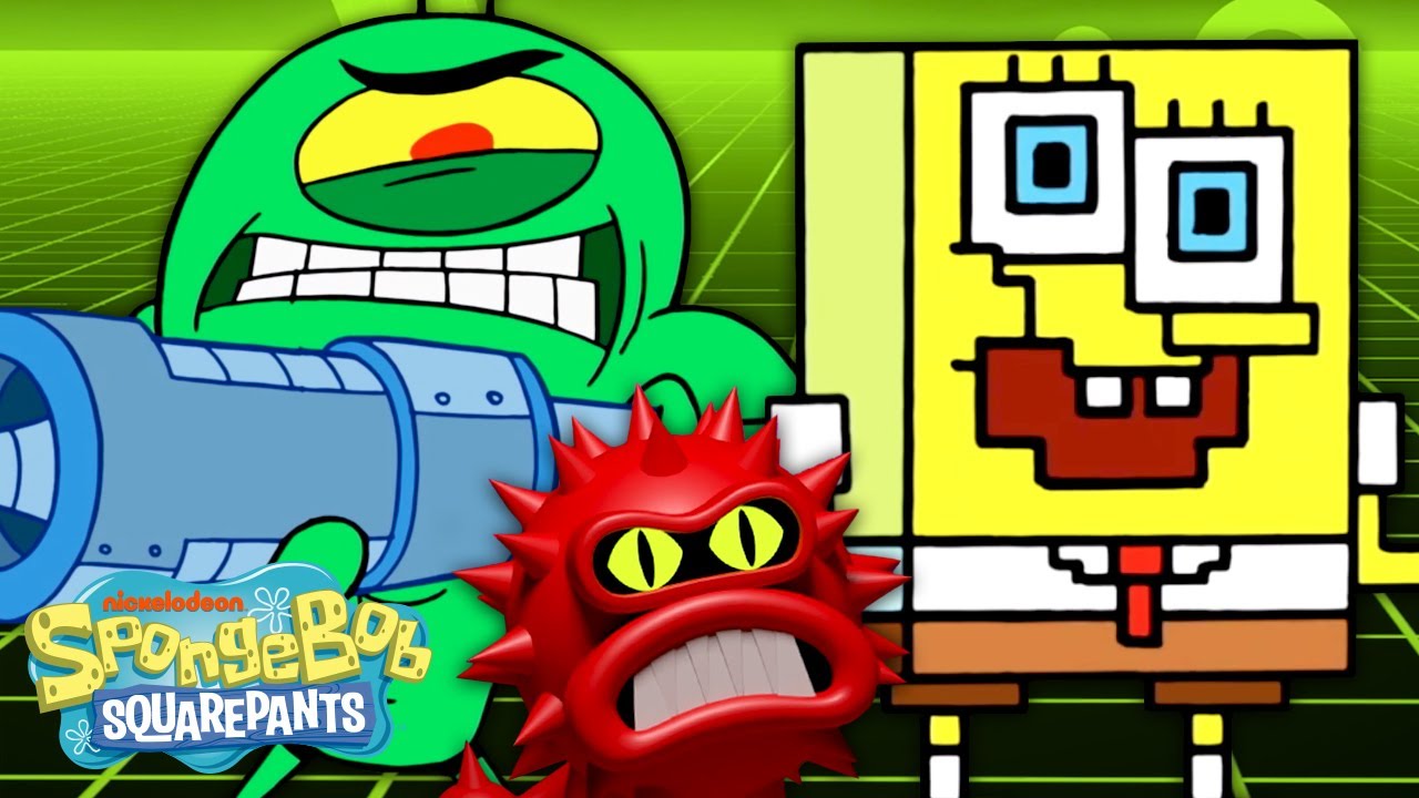 SpongeBob the Anti-Virus! | Karen's Virus 🦠 | SpongeBob