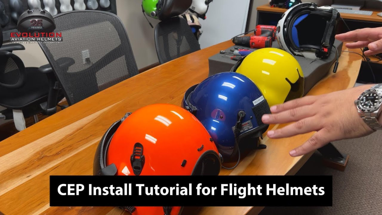 How to Install a CEP Kit in Your Flight Helmet (EVO, MSA Gallet, Alpha) | Evolution Helmets Tutorial