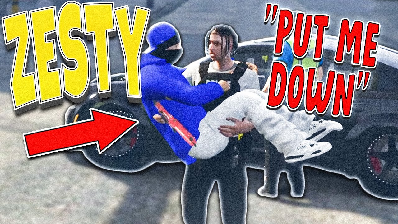 ARRESTING Gangsters As ZESTY COP 😂 (FORCING EMOTES)