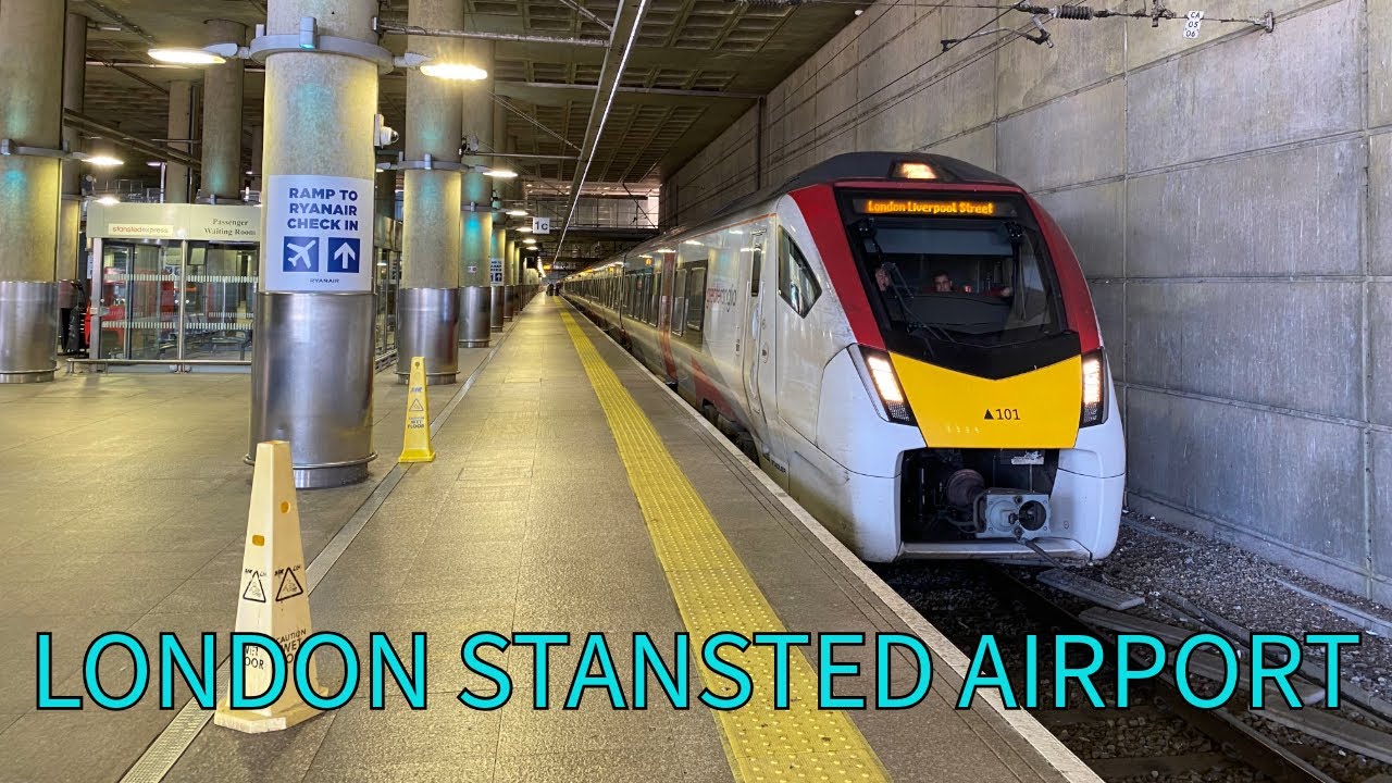2025 LONDON STANSTED AIRPORT TRAIN STATION WALK 2025