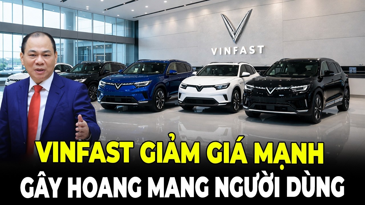 Gi&aacute; Xe Vinfast Giảm Mạnh Khiến Người D&ugrave;ng Lo Lắng