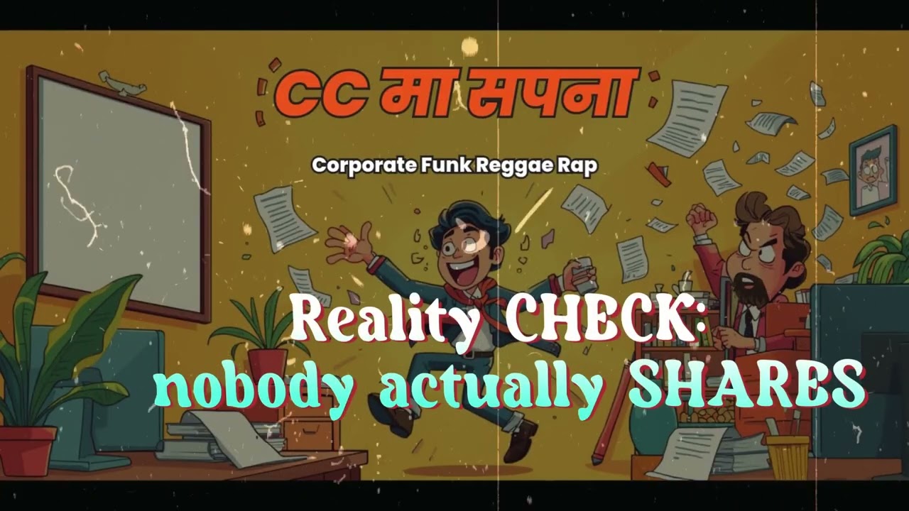 CC मा सपना | Corporate Life |  Funky Reggae Rap | Funny Nepali Office Song | Original | Lyrical