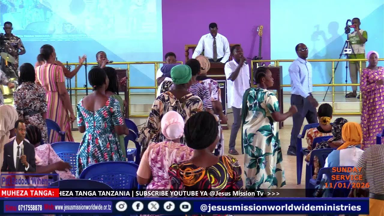 🔴#LIVE: SUNDAY SERVICE | January 11/2026 | SOMO: (USIPOKWENDA PAMOJA NAMI) JESUS MISSION WORLDWIDE.
