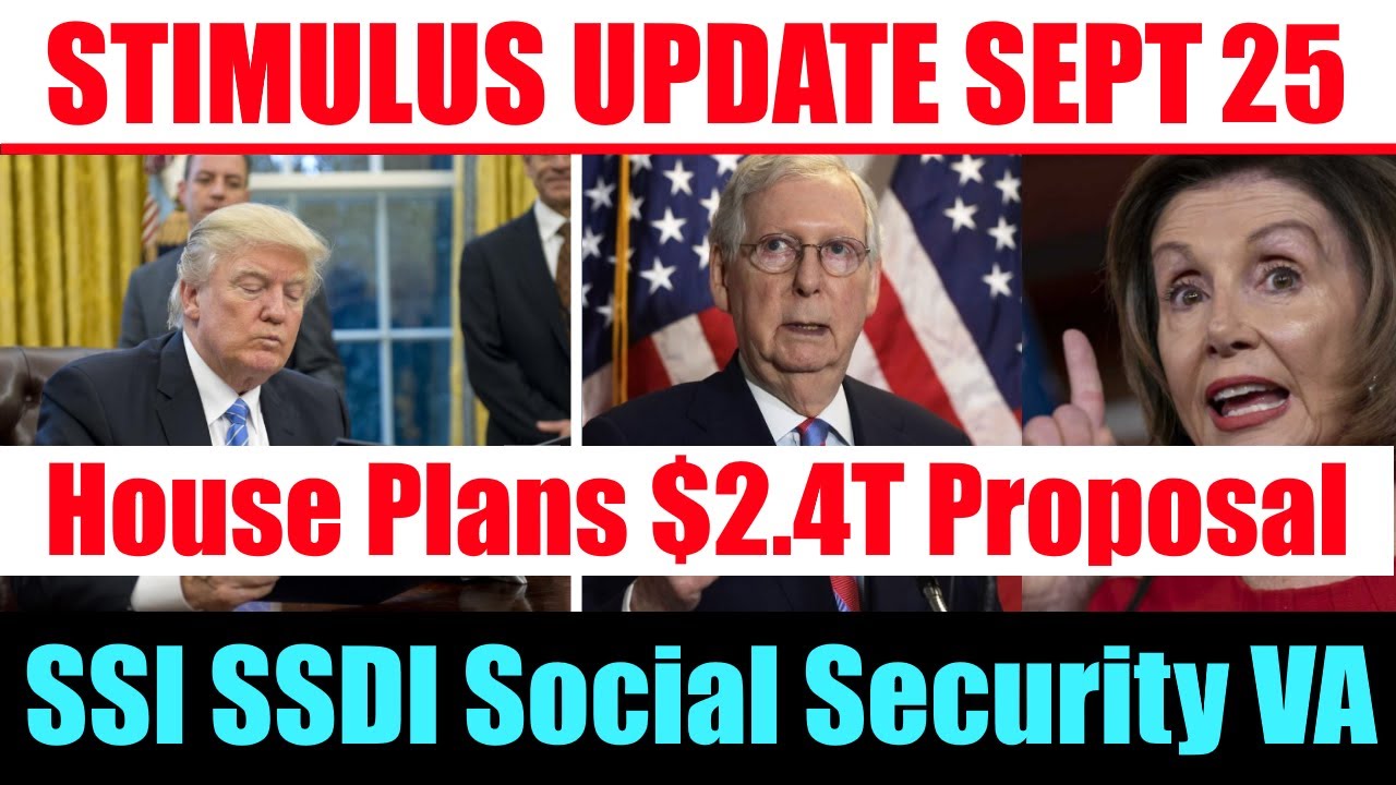 Stimulus Check Update | SSI SSDI Social Security VA | Second Stimulus Check | Sept 25th