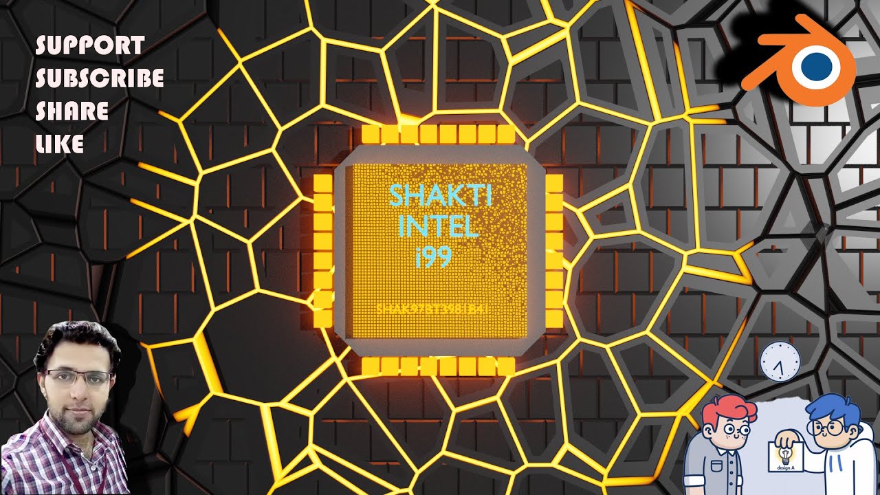 Blender | SHAKTI Intel future processor (Sci-Fic)