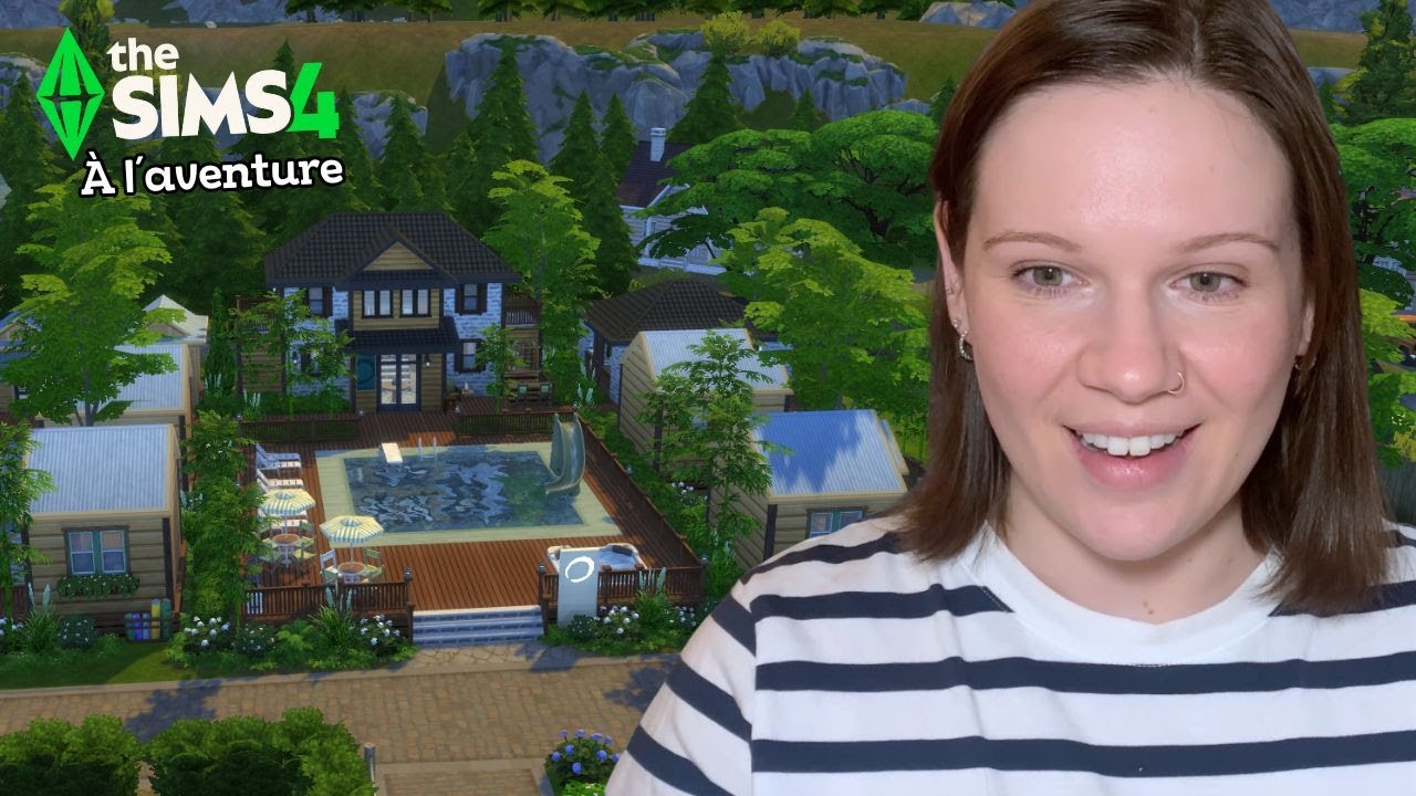 J'ai construit une retraite de yoga dans les Sims 4 !! 🌿 (À l'aventure)