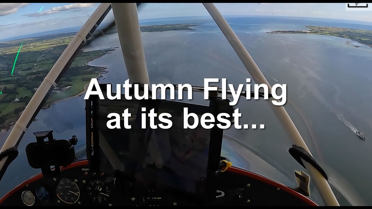 Autumn flying at its best. Tandragee to Kilkeel and back.