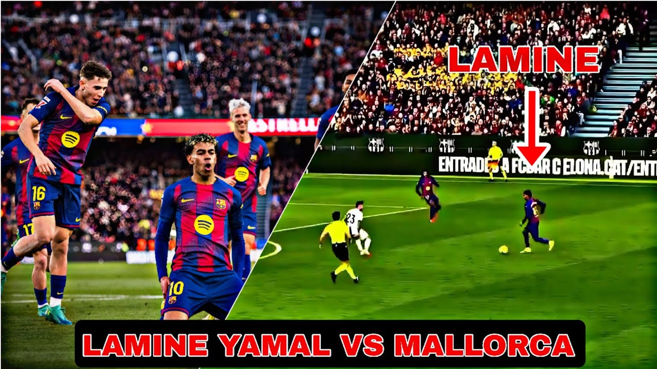 Lamine Yamal DESTROYS Mallorca! Insane Long Range Goal | Lamine Yamal vs Mallorca Highlight