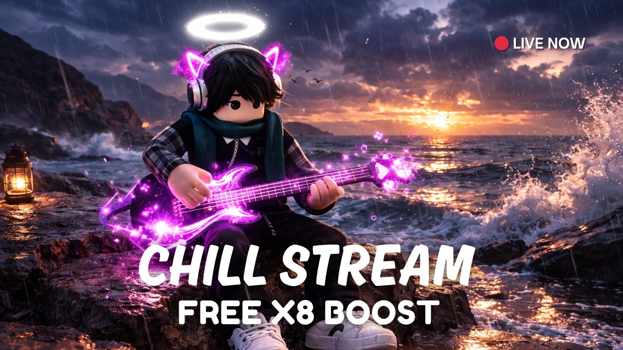 🔴LIVE! MANCING BARENG FREE X8 BOOST SERVER CHILL STREAM | FISH IT ROBLOX