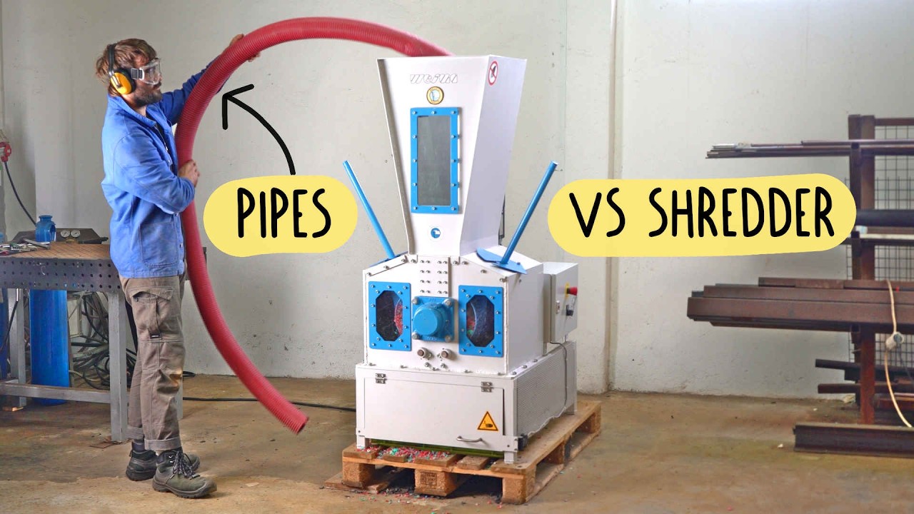 Can we shred old plastic pipes?