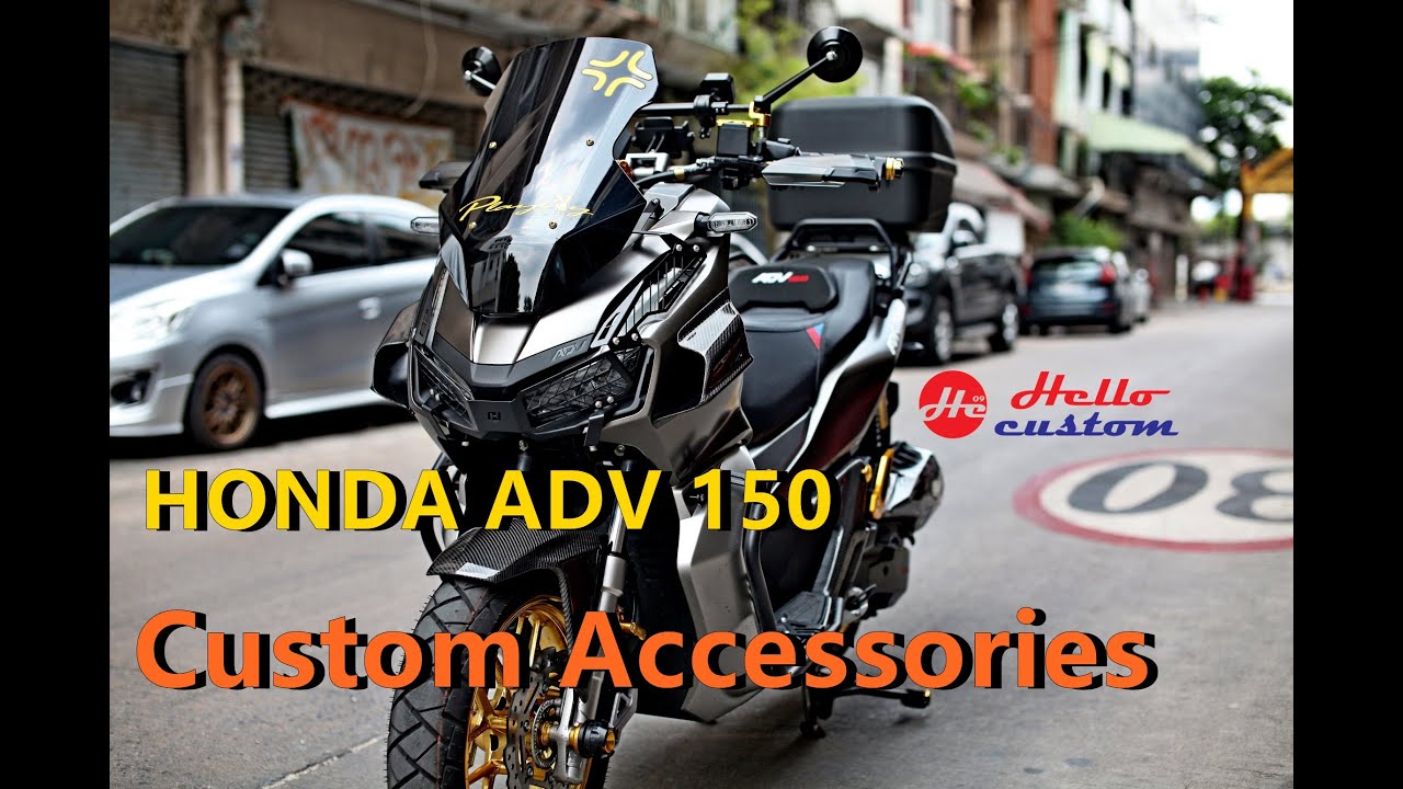 รีวิว แต่ง ADV150 HONDA ADV 150 Custom modificasi Thailand Review