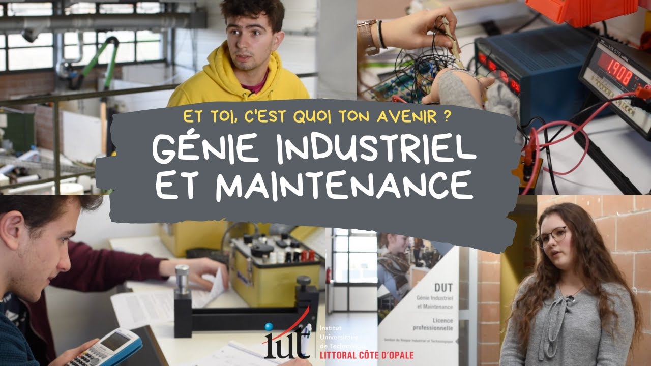 Spécialité Génie Industriel et Maintenance à l'IUT du Littoral Côte d'Opale