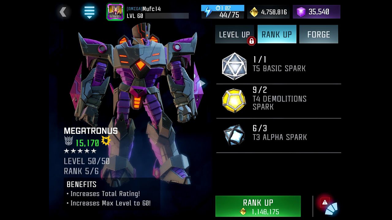 Ranking Up Megatronus R6 & Game Play