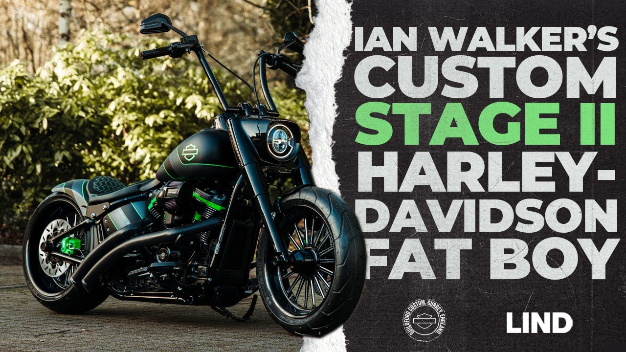 МЫ ПОСТРОИЛИ кастомный Harley-Davidson Fat Boy для ЛЕГЕНДЫ ФУТБОЛА Яна Уокера!