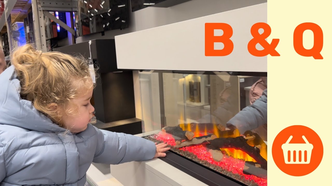 Shopping at B&Q - Fireplace