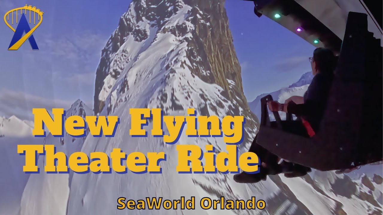 Preview of Expedition Odyssey Flying Theater Ride at SeaWorld Orlando