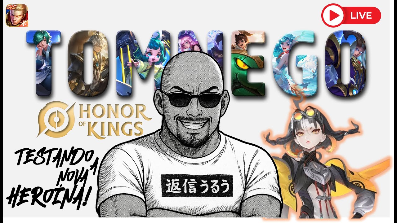 🔴LIVE | JOGANDO COM A CHICHA - HONOR OF KINGS CHINÊS
