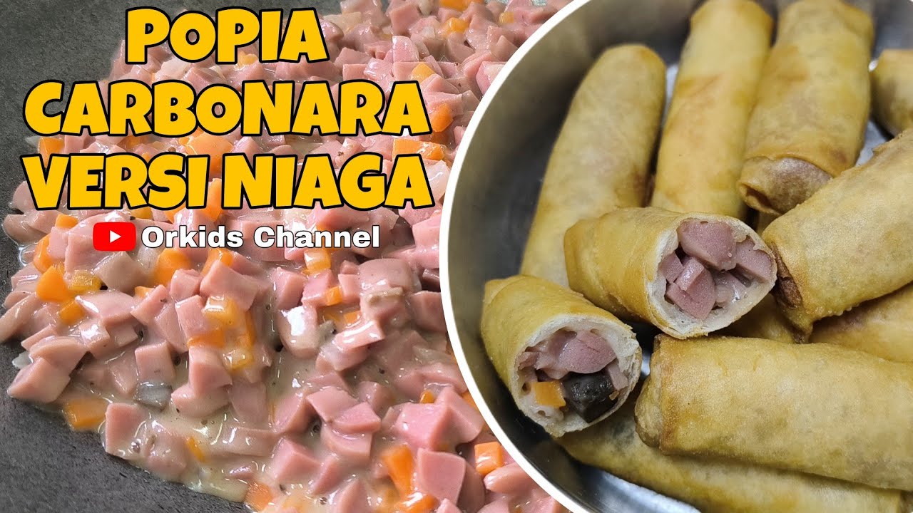 [FULL VIDEO] Resepi Popia Carbonara Versi Niaga | Tips Inti Nampak Penuh dan Padat