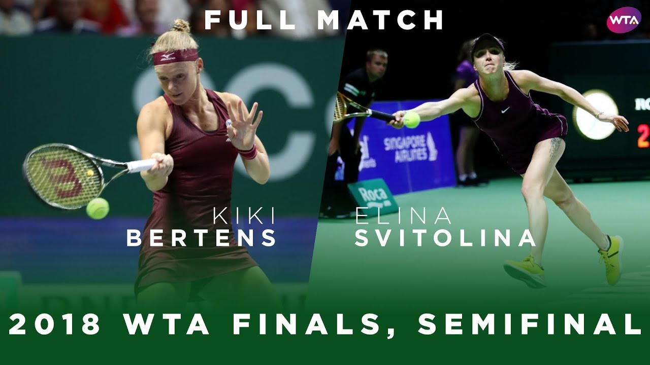 Kiki Bertens vs. Elina Svitolina | Full Match | WTA Finals Singapore Semifinal