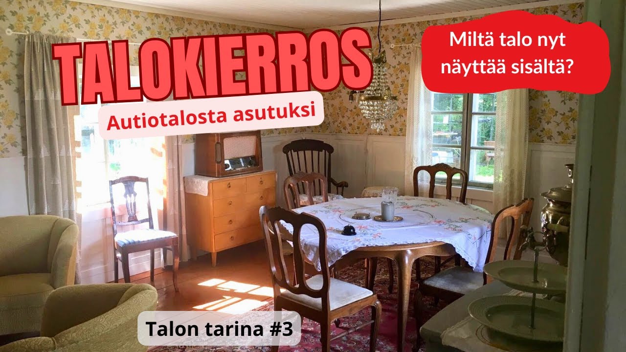 Autiotalosta asutuksi I Talokierros: Miltä vanha talo näyttää nyt sisältä I Talon tarina #3