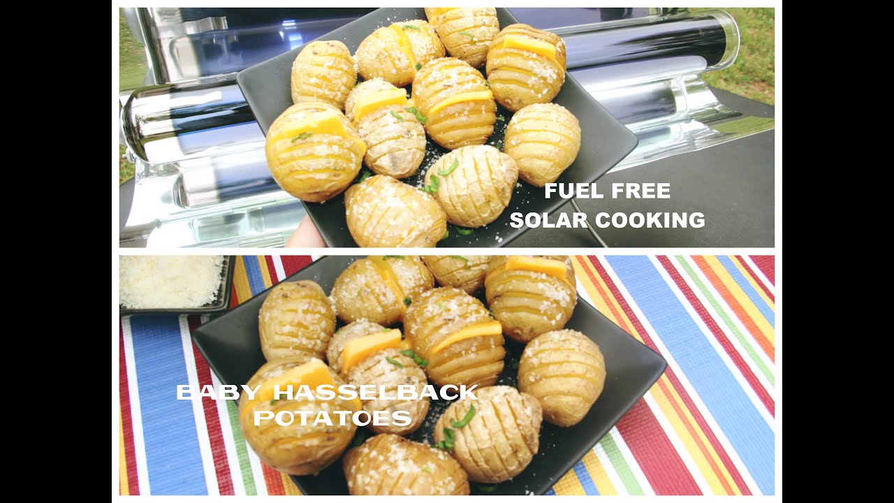 Fuel Free Solar Cooking - GoSun | Baby Hasselback Potatoes Video Recipe