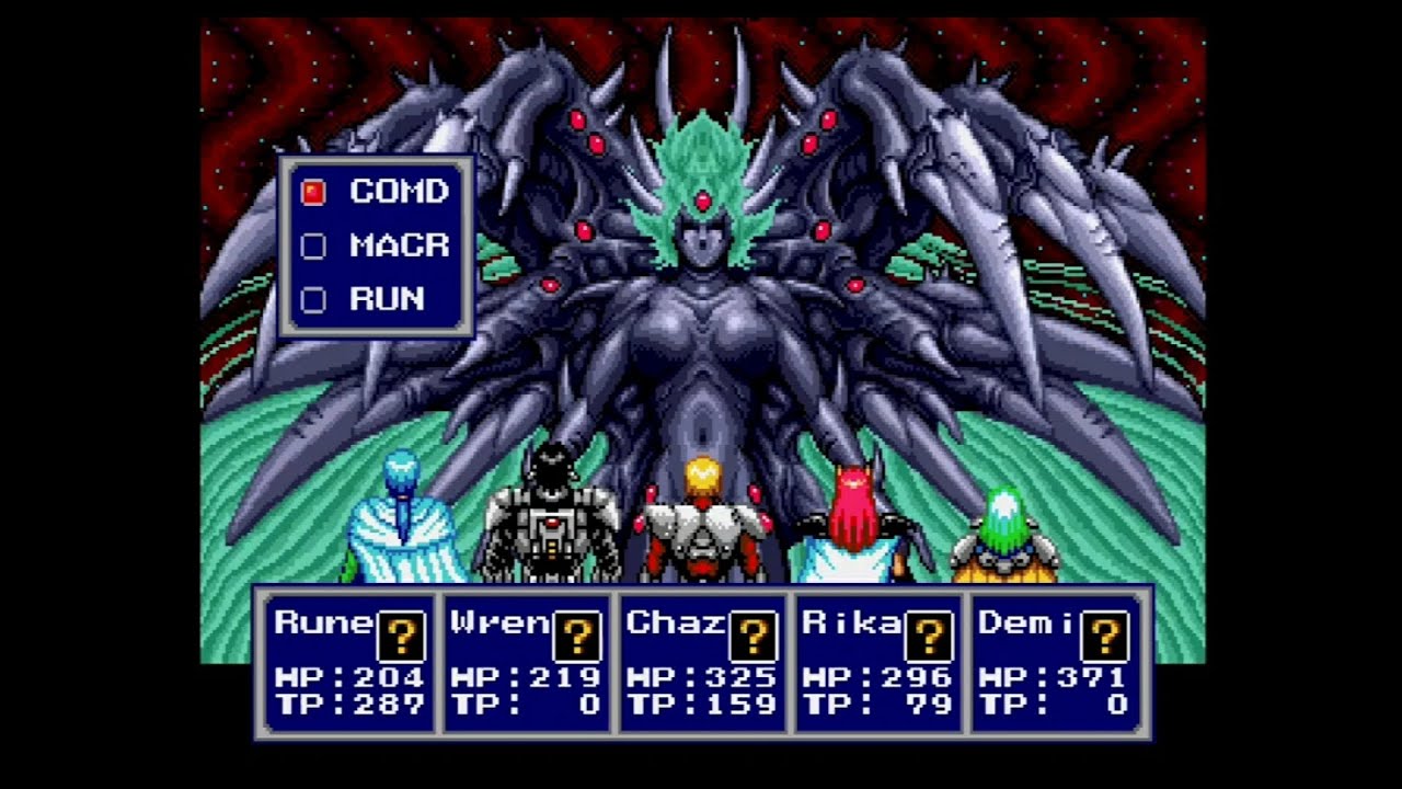 Phantasy Star IV - Final Boss Profound Darkness