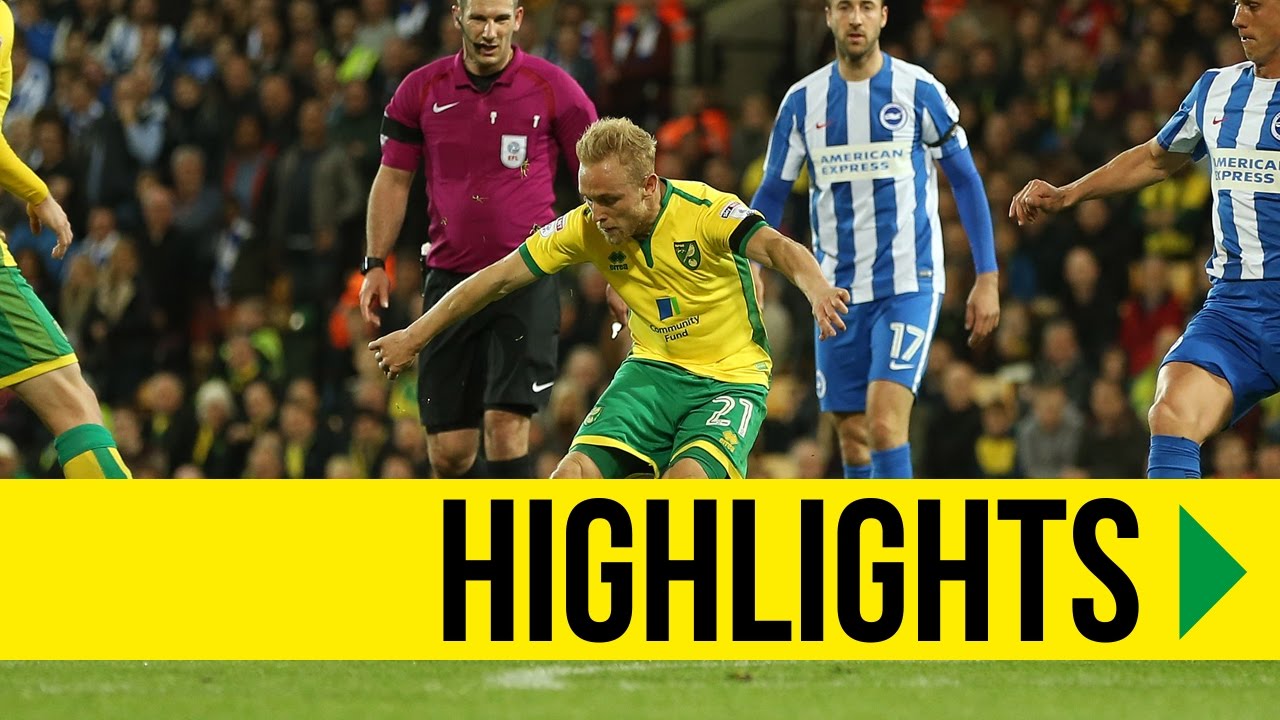 HIGHLIGHTS: Norwich City 2-0 Brighton & Hove Albion