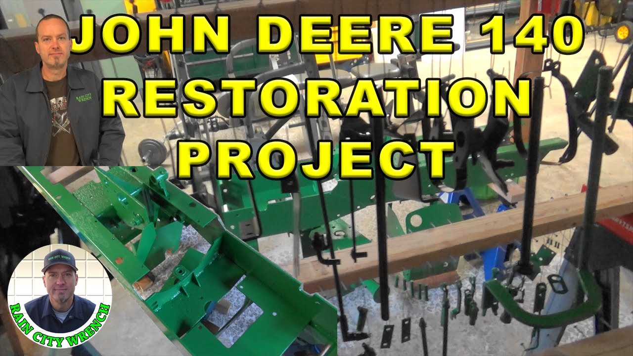 РЕСТАВРАЦИЯ JOHN DEERE 140
