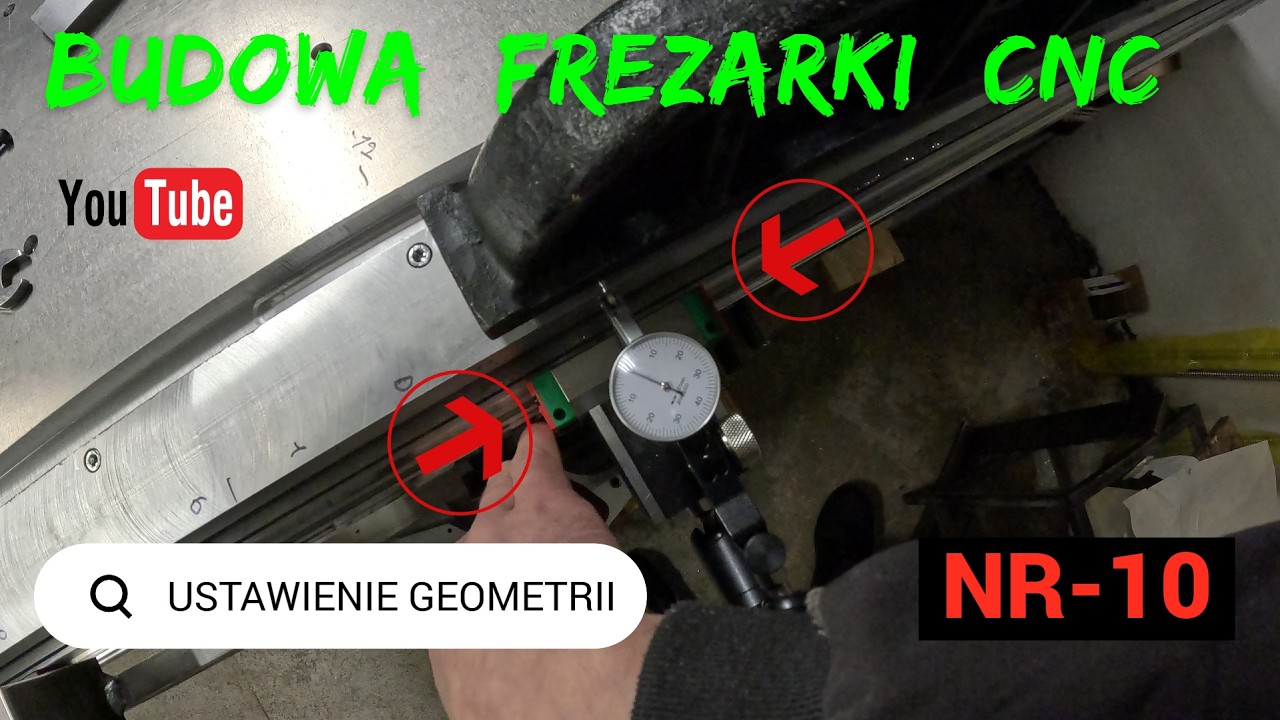 Jak ustawić prowadnice liniowe do frezarki CNC NR-10