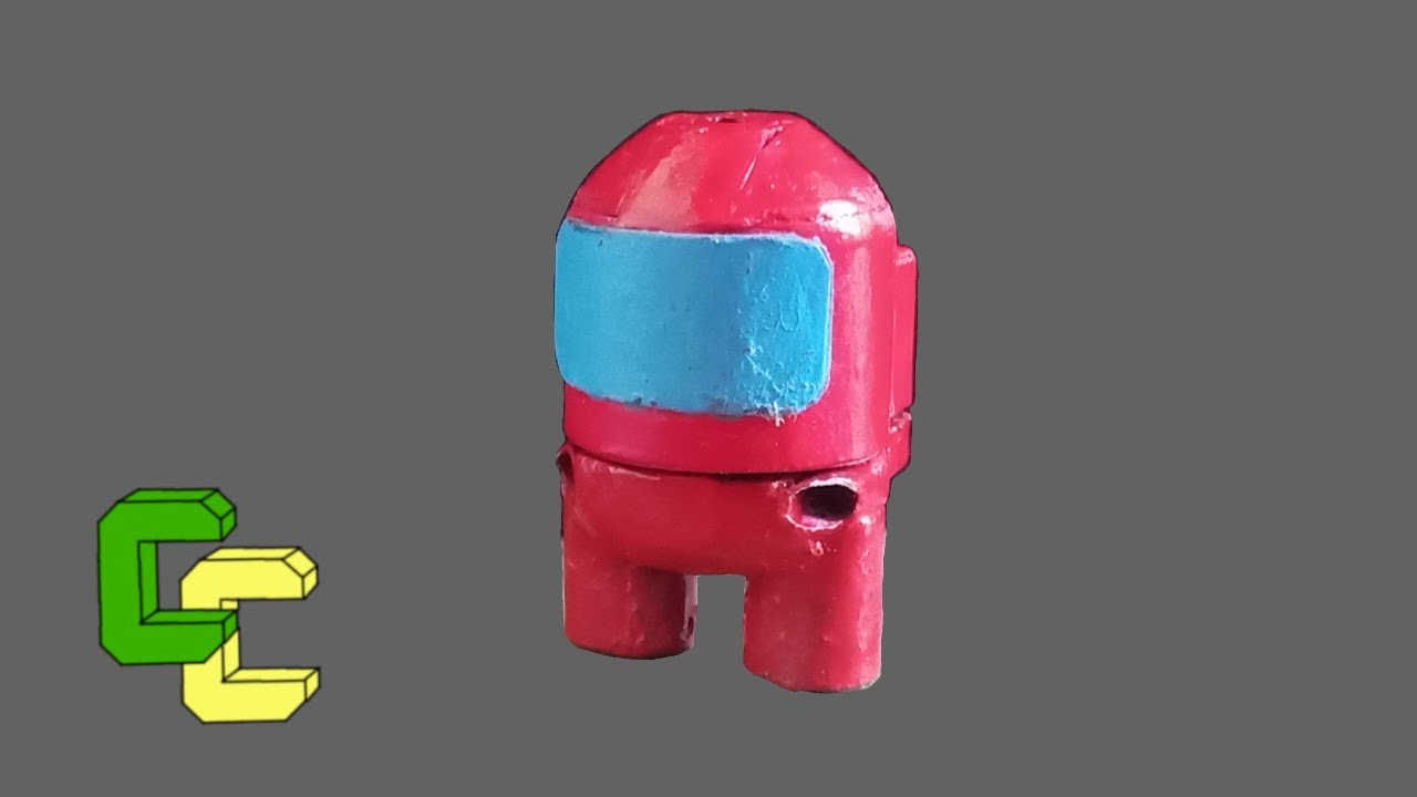 Making Cardboard Figure Among Us Crewmate