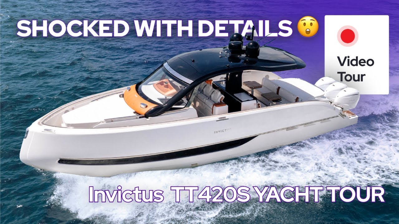 Is This the Most Fashion-Forward Yacht? - Invictus TT 420S - Ultimate Yacht Tour