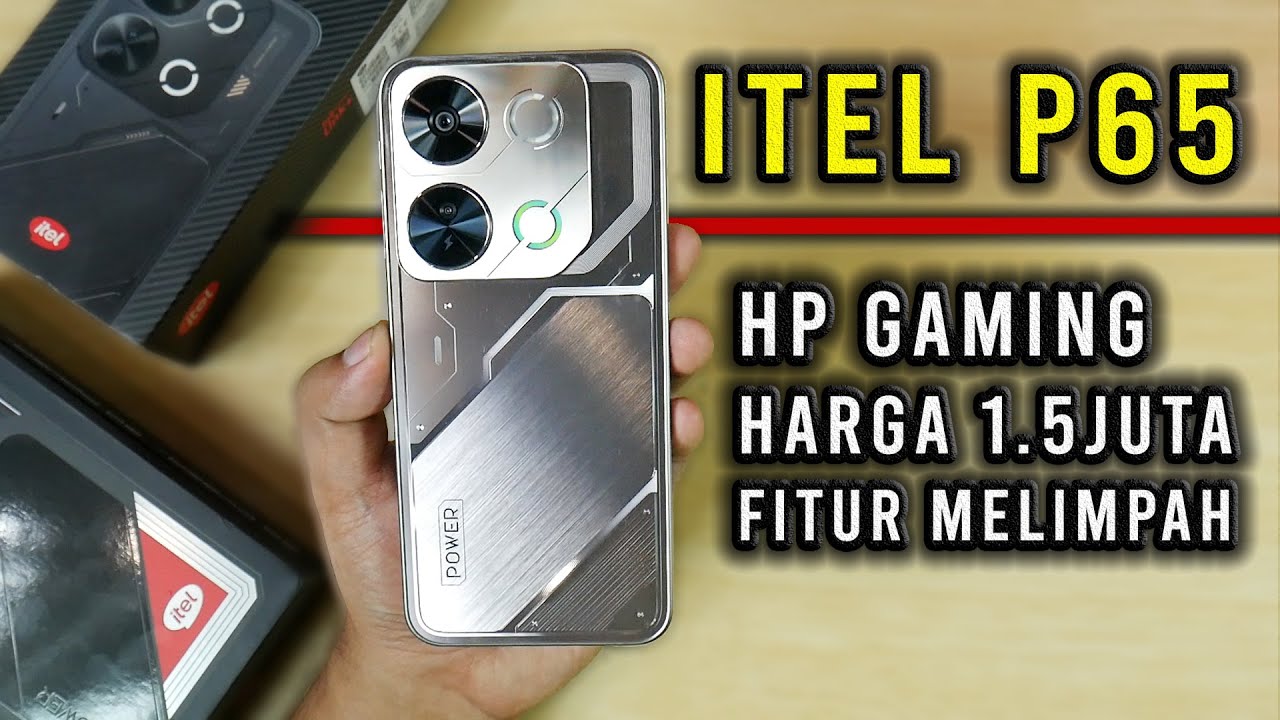 iTel P65 Unboxing & Review HP Gaming 1.49 Juta Dengan Banyak Fitur Game + Free Case Charge