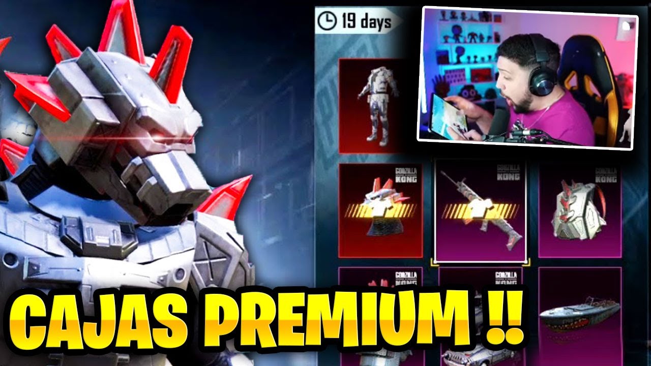 ABRO 100 CAJAS PREMIUM DE MECHAGODZILLA en PUBG MOBILE!