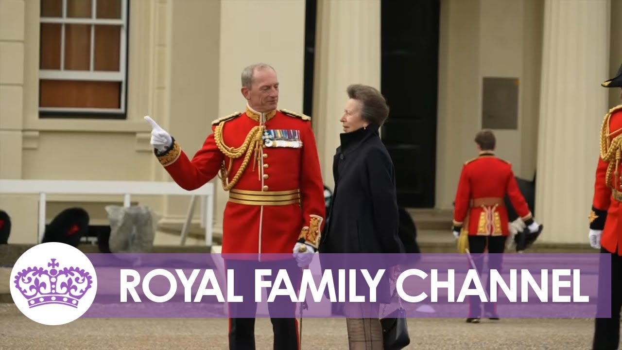 'Unique Moment in History' Princess Anne Visits Barracks | Royal Family