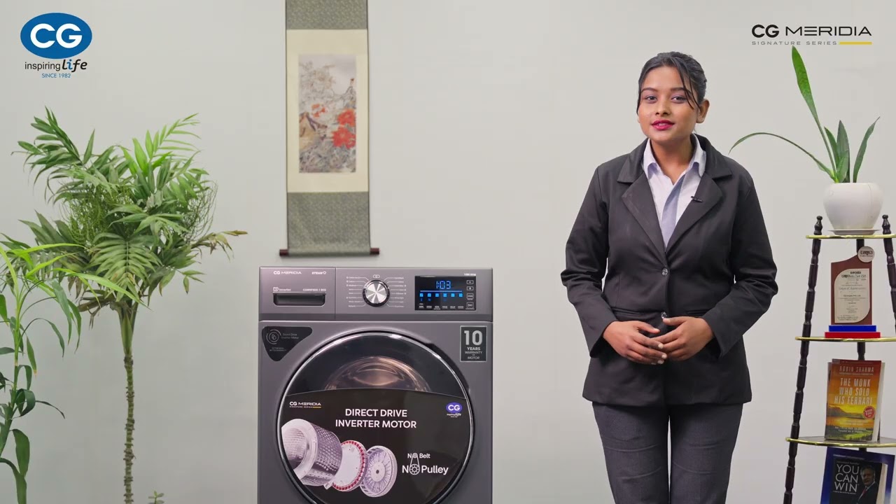 CG Meridia Direct Drive Inverter Motor Washing Machine