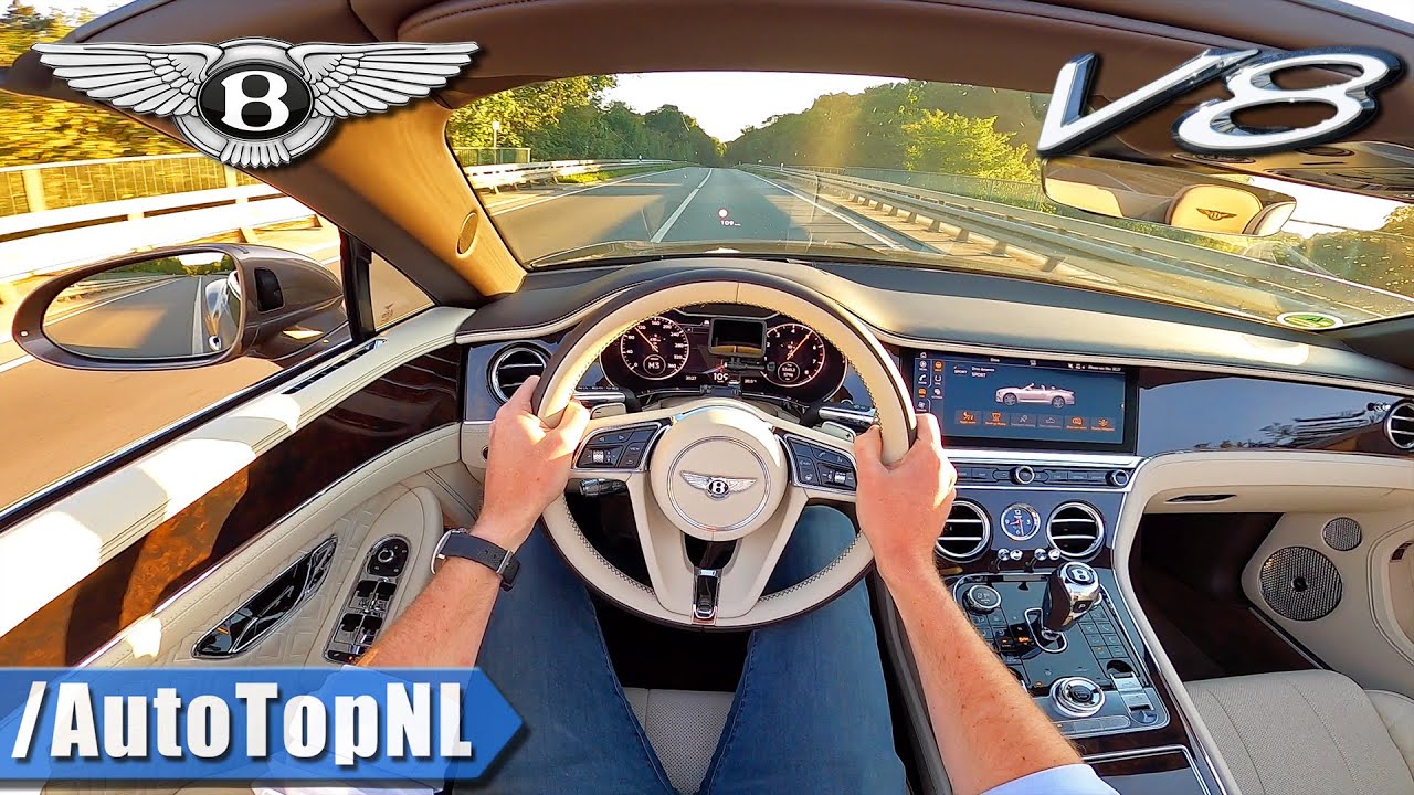 2020 Bentley Continental GT V8 Convertible POV Test Drive by AutoTopNL