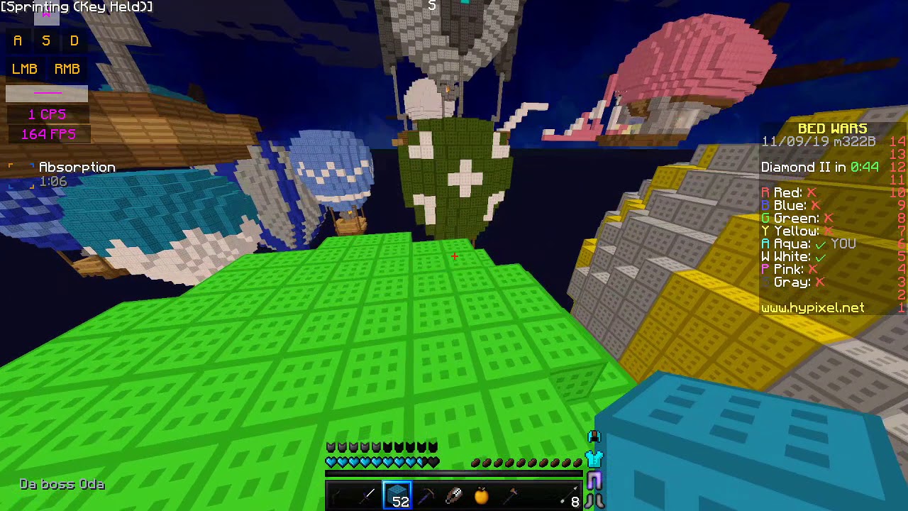 975 star non uncut solo bedwars w Keyboard and Mouse Sounds