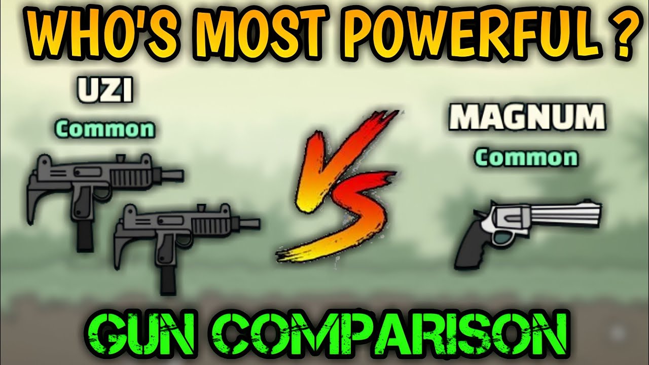 Double Uzi Vs Single Magnum in mini militia