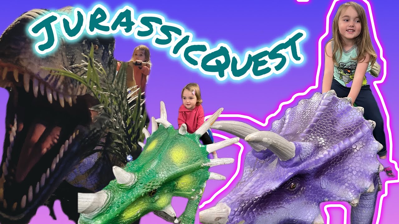 Jurassic Quest Adventure | Playtime for #kids #toddlers | @busydayadventures