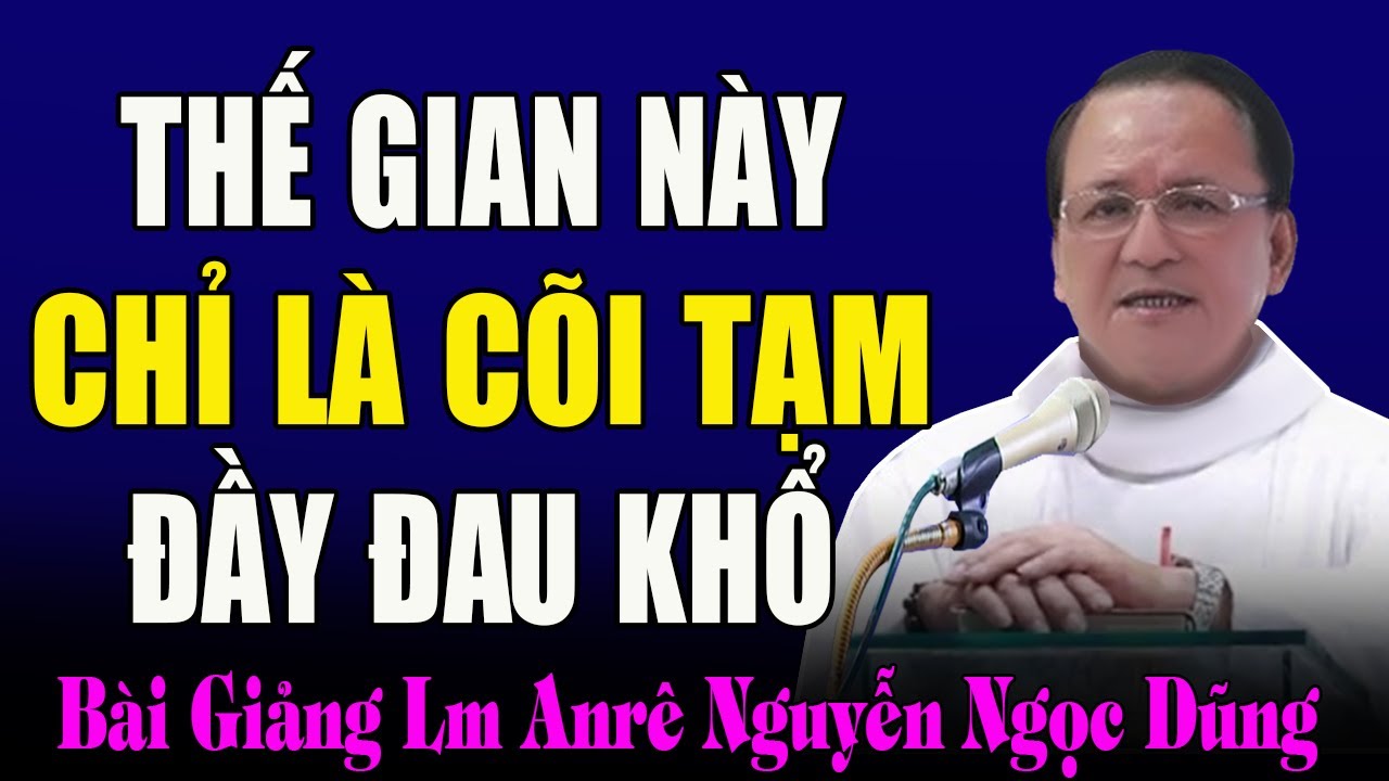 Thế Gian Này Chỉ Là Cõi Tạm - Nghe Một Lần Nhớ Cả Đời - Bài Giảng Cảm Động Cha Anrê Nguyễn Ngọc Dũng