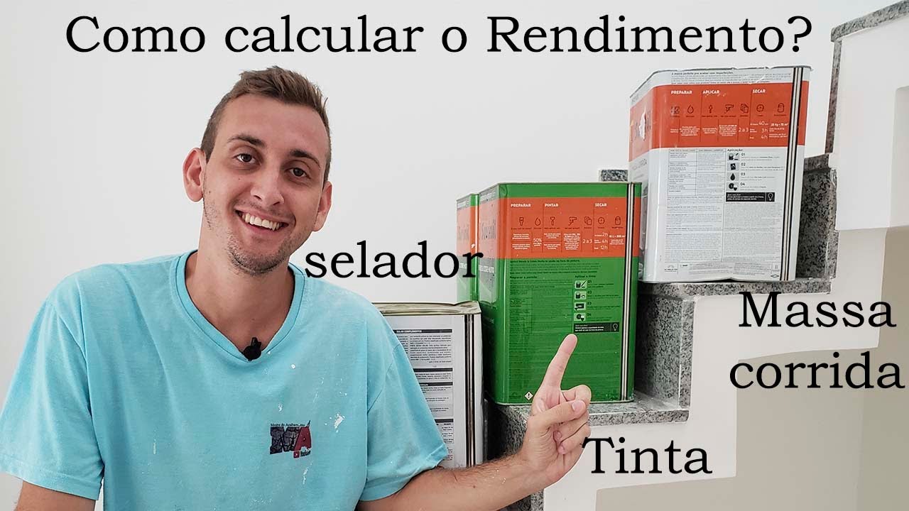 Aprenda a fazer Cálculo de Material de Pintura