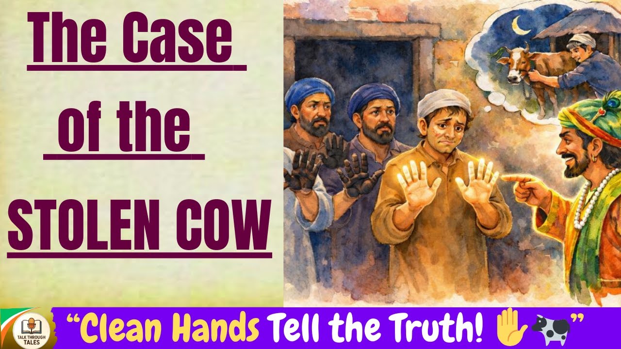 The Case of the Stolen Cow 🐄✨ | Akbar & Birbal’s Clever Justice | Talk Through Tales | Story Telling