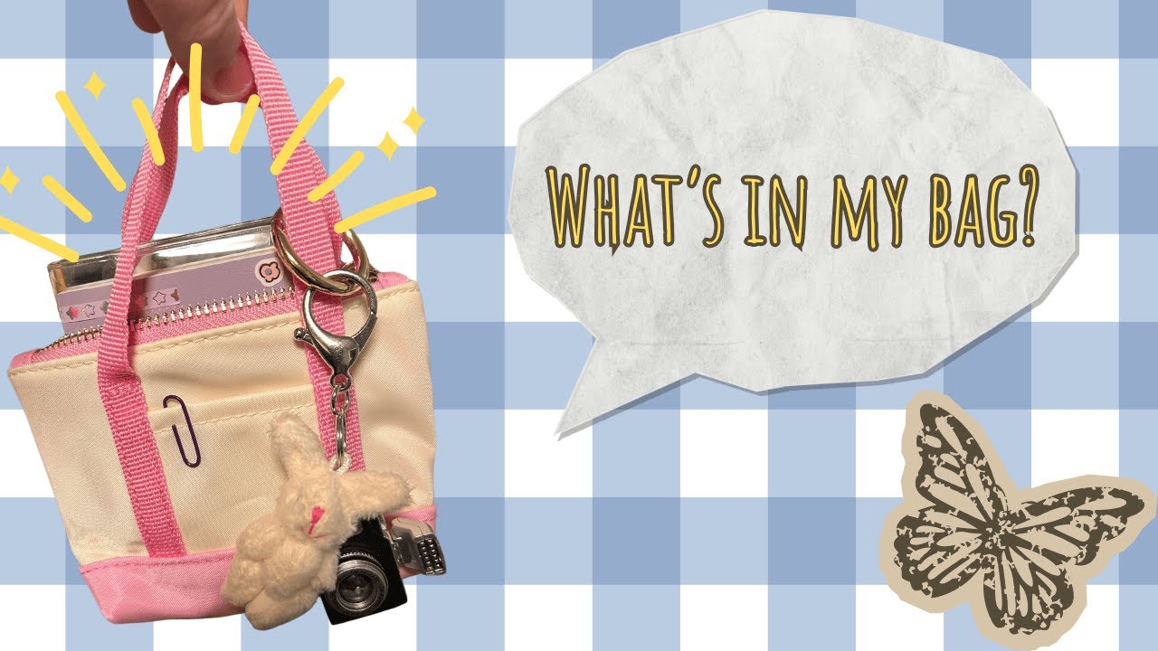 What's in my bag? My favorite CUTE items to carry
