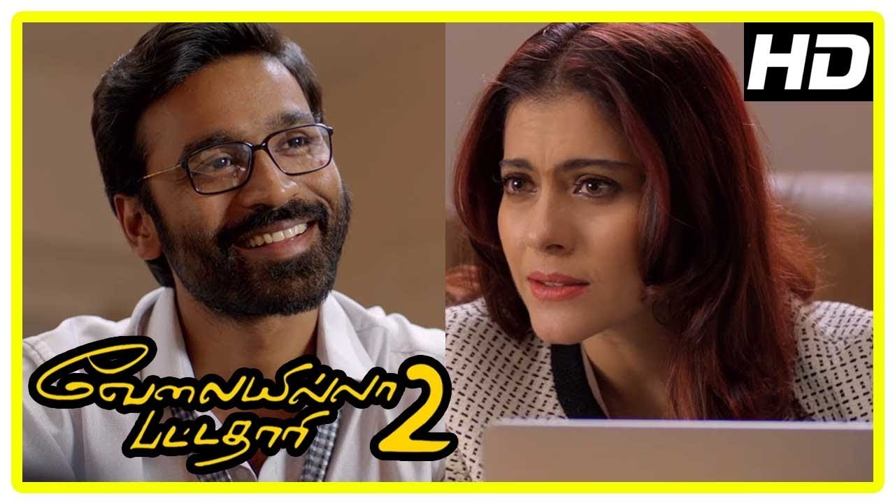 Dhanush New Movie 2017 | VIP 2 Movie Scenes | Dhanush resigns his job | Dhanush challenges Kajol