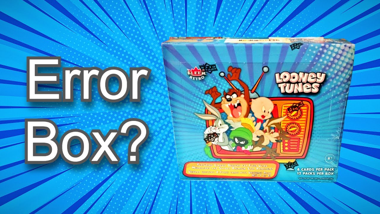 Upper deck fleer retro looney tunes hobby box opening