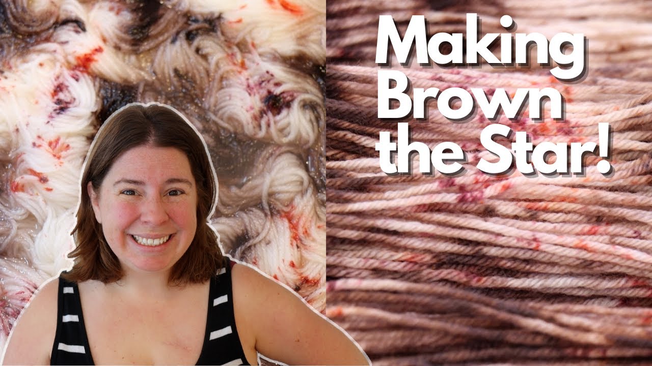 Dyepot Weekly #427 - Letting Brown Be the Star - Dyeing Variegated and Speckled Yarn
