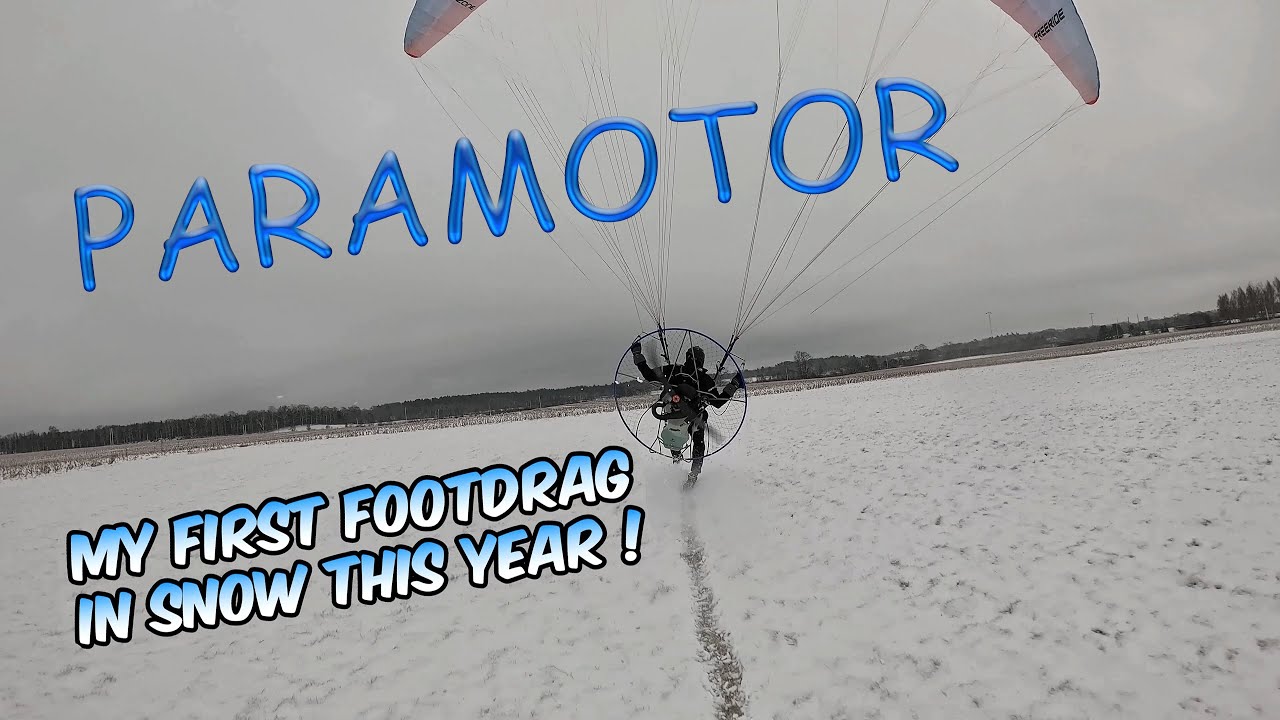 Paramotor Footdrag and Heated Gloves !