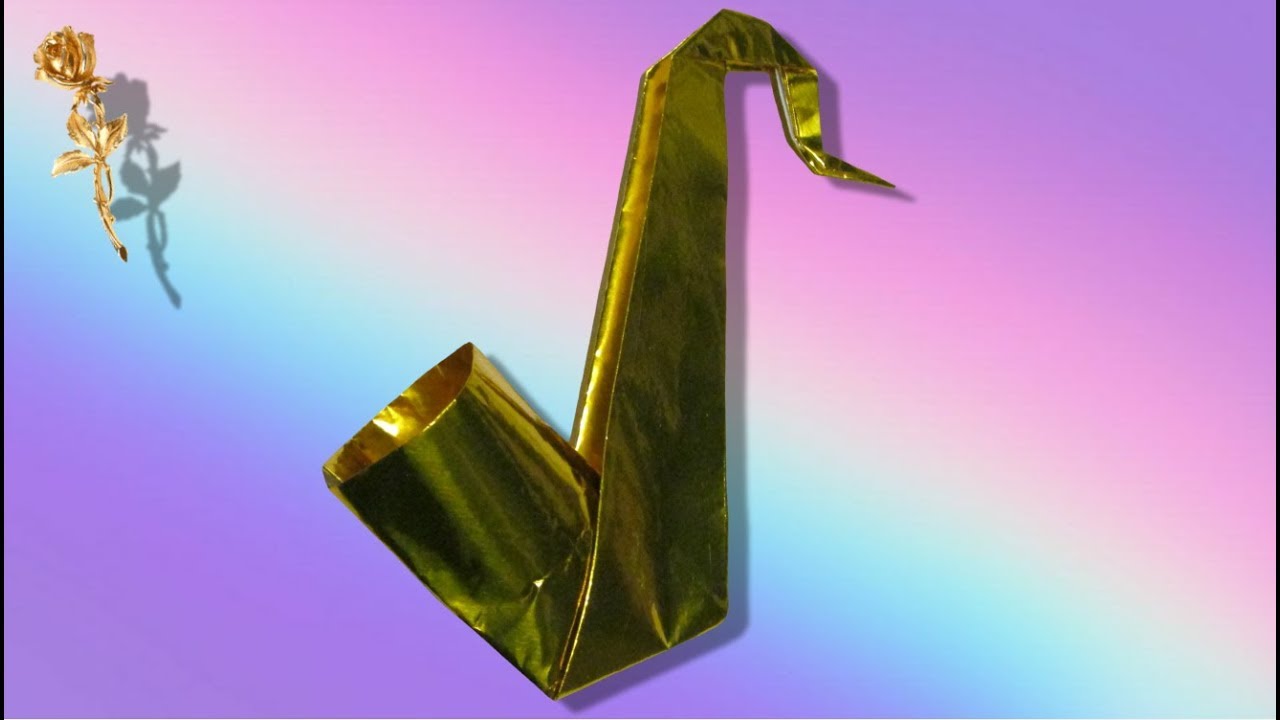 Origami facile : 🎷 Saxophone 🎷