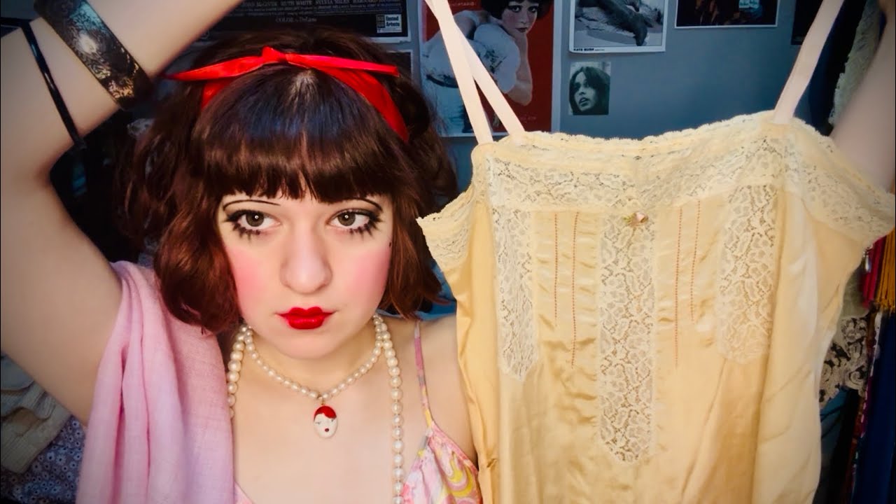 asmr ~ lingerie shop (it’s 1925) 🤍 with real 20s items