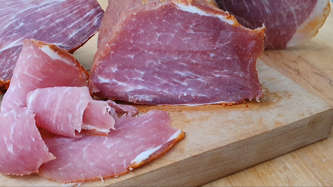 trancio dissossato di prosciutto  fatto in casa